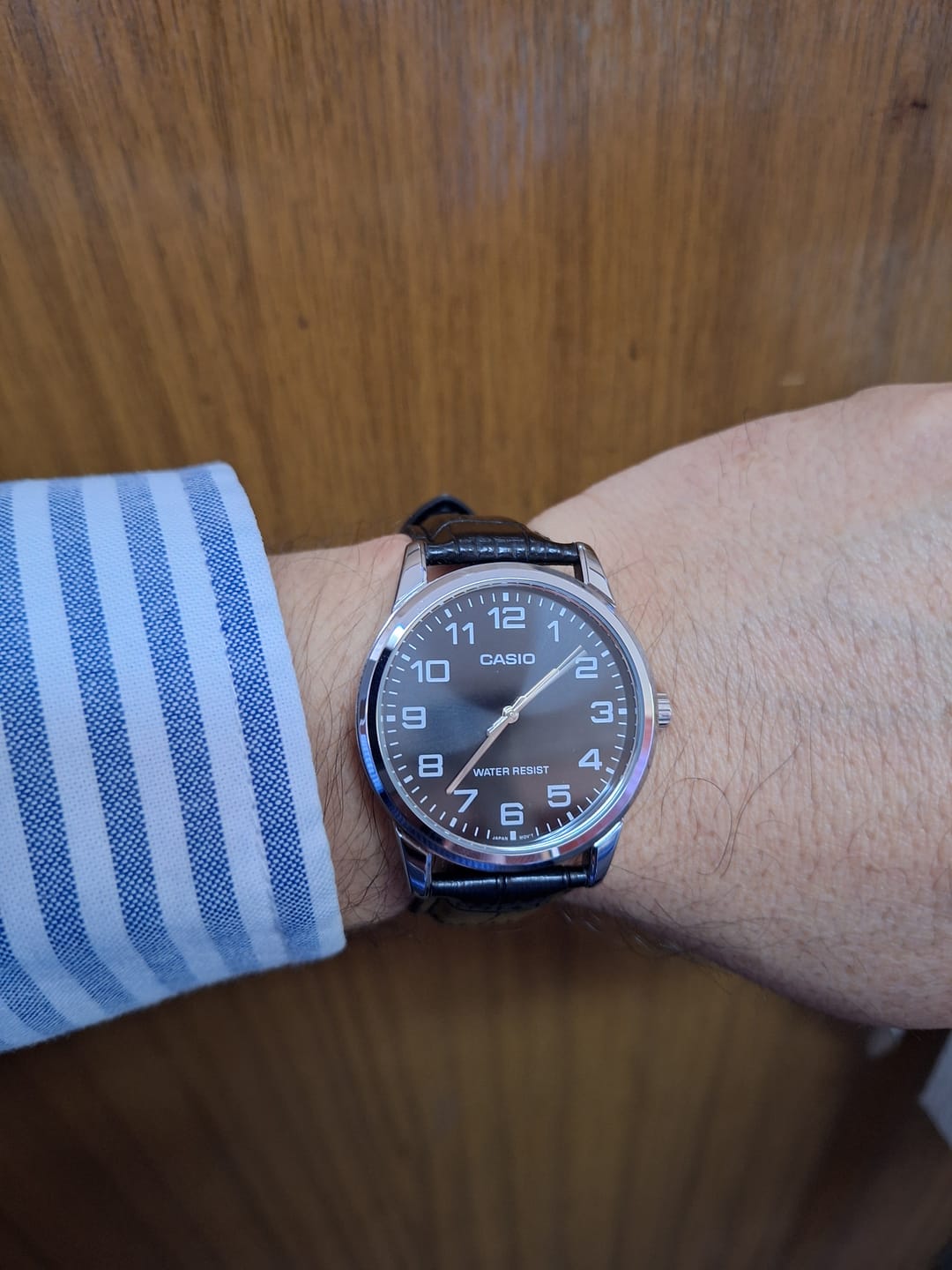 Customer photo review of Reloj Casio Análogo MTP-V001L-1BUDF Negro Correa de Cuero