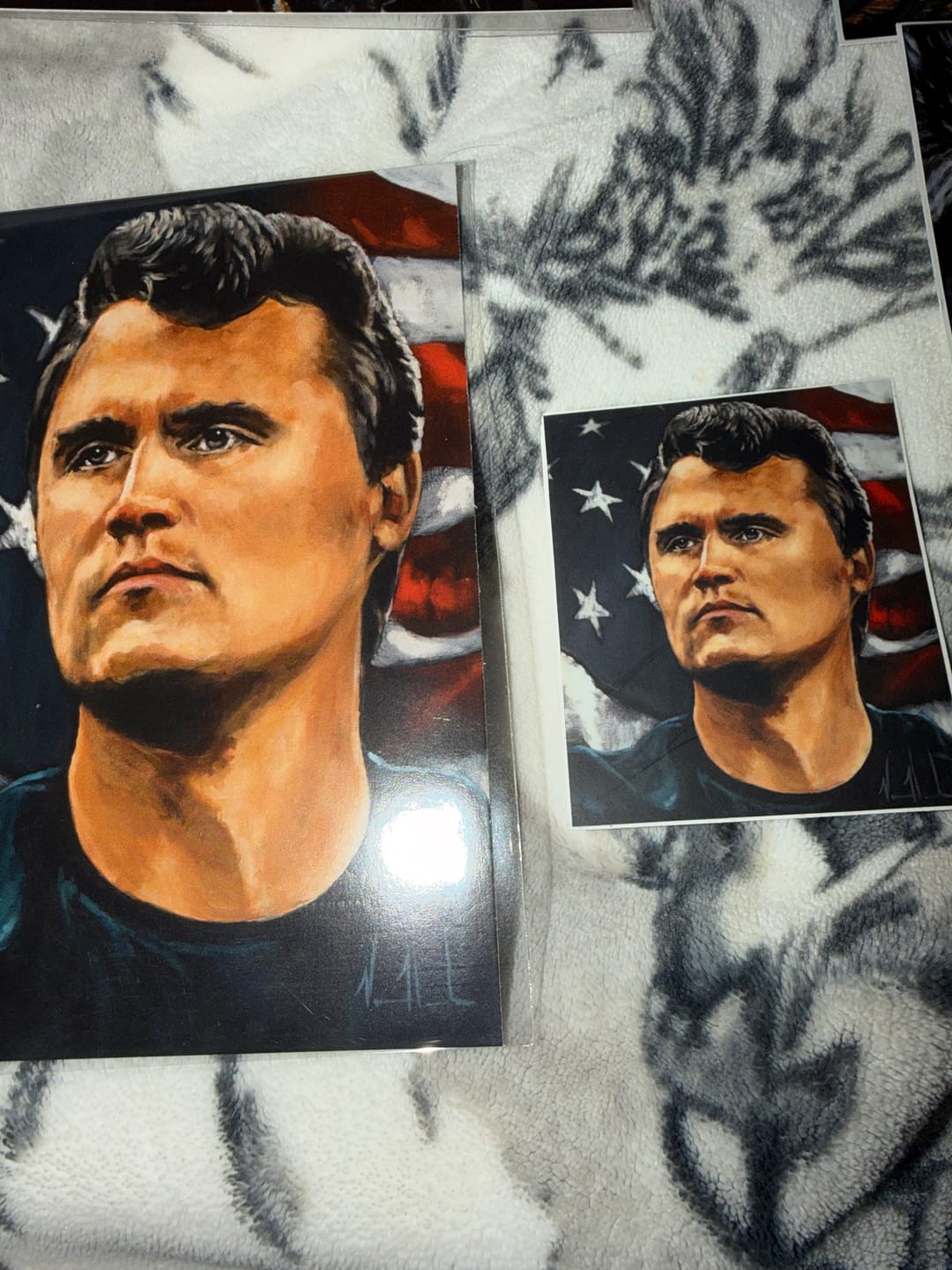 Customer photo review of Charlie Kirk - An American Martyr - Sticker