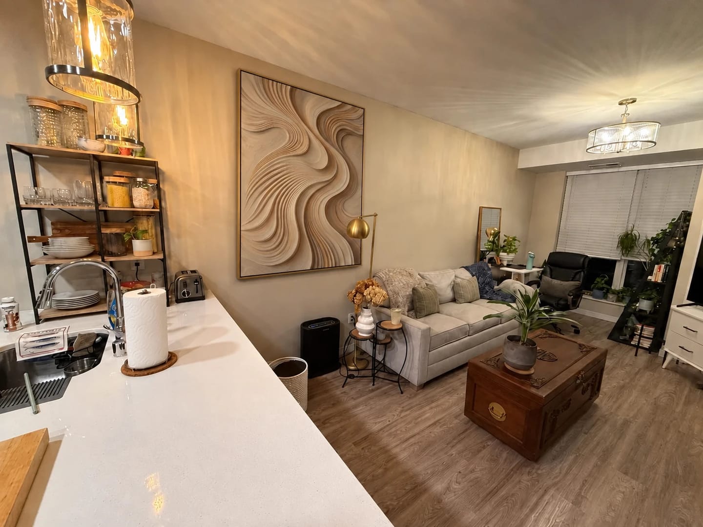 Customer photo review of Textured & Impasto Art｜Ivory Sand Flow-1