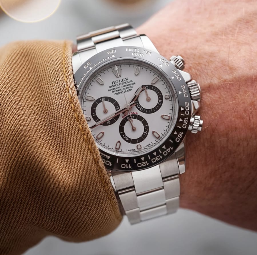 Customer photo review of Daytona 126500LN Stainless Steel White Panda Dial (2025)