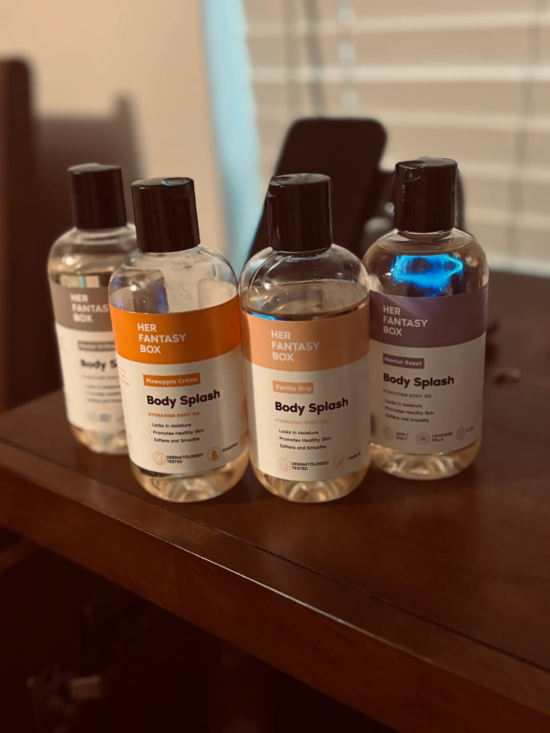 Customer photo review of Body Splash - Skin Smoothing Body Oil (Santal Driftwood) LUXURY SCENT