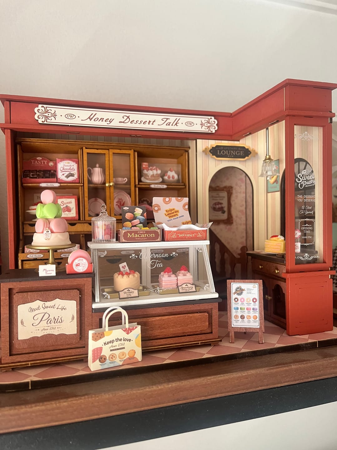 Customer photo review of Rolife DIY Mini House - Casas Miniatura Honey Dessert Talk