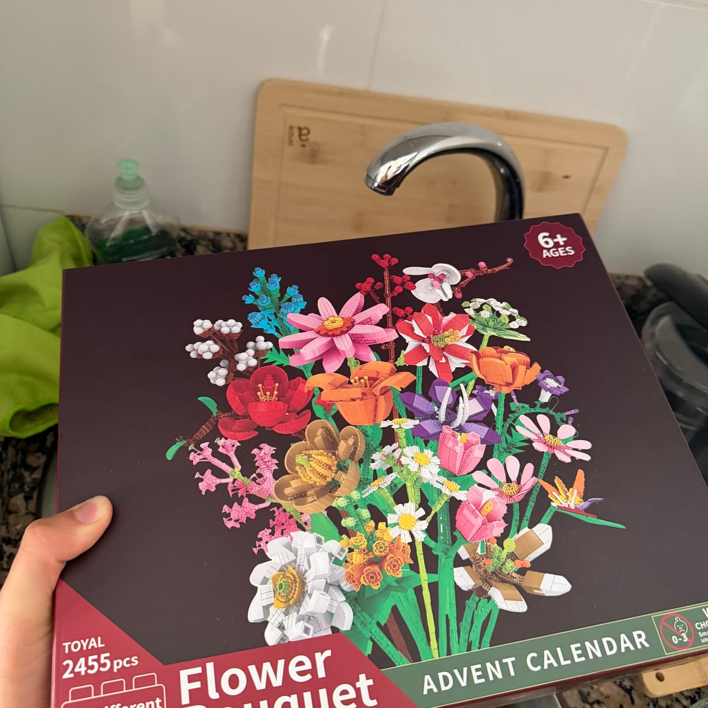 Customer photo review of Floral Advent Calendar