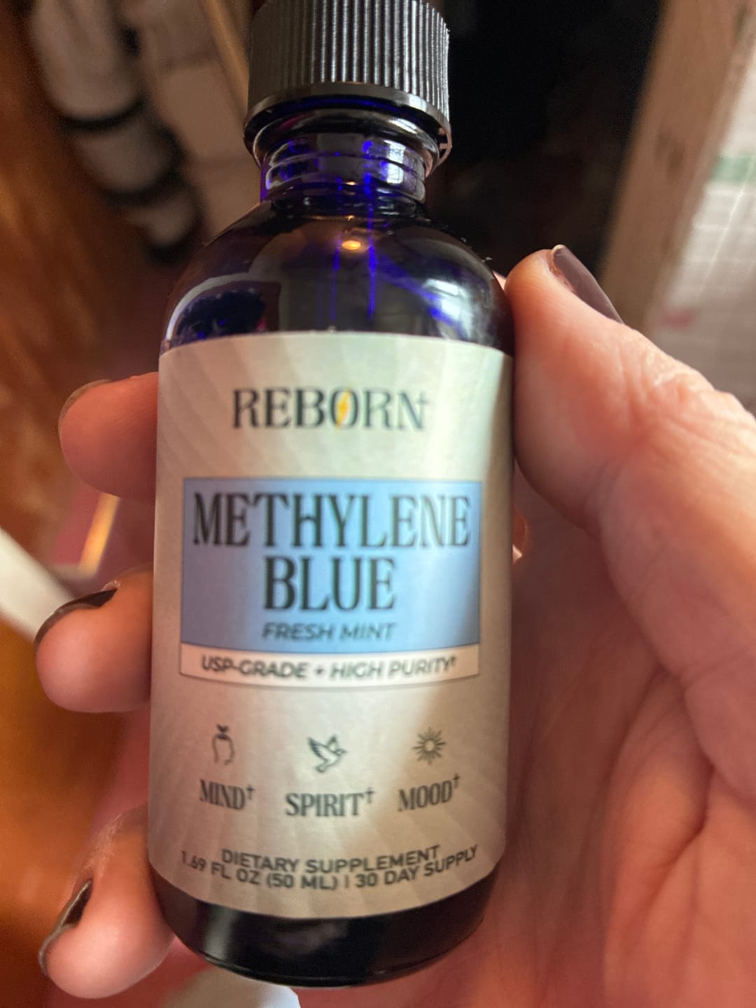 Customer photo review of Methylene Blue Tincture