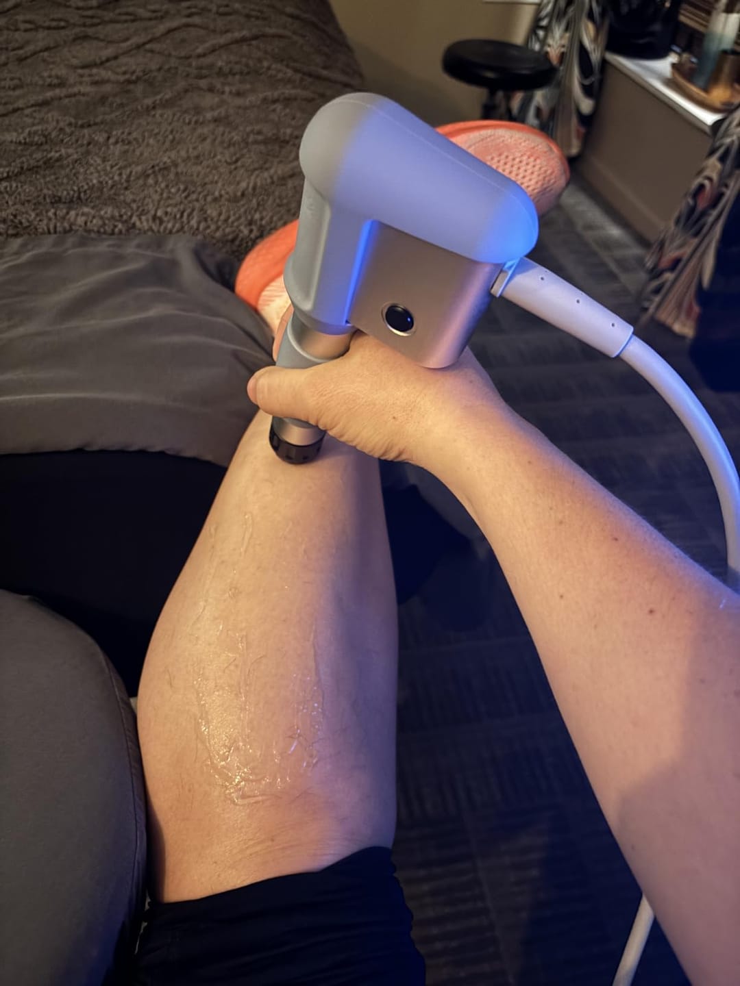 Customer photo review of LumyHealth Professional Shockwave Therapy Machine
