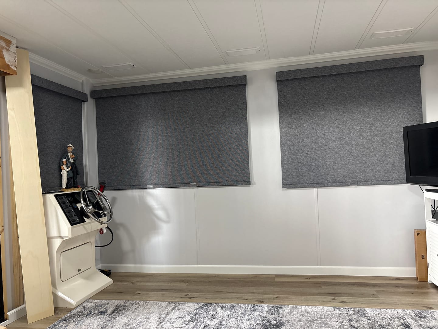 Customer photo review of Storm Blackout Roller Shades