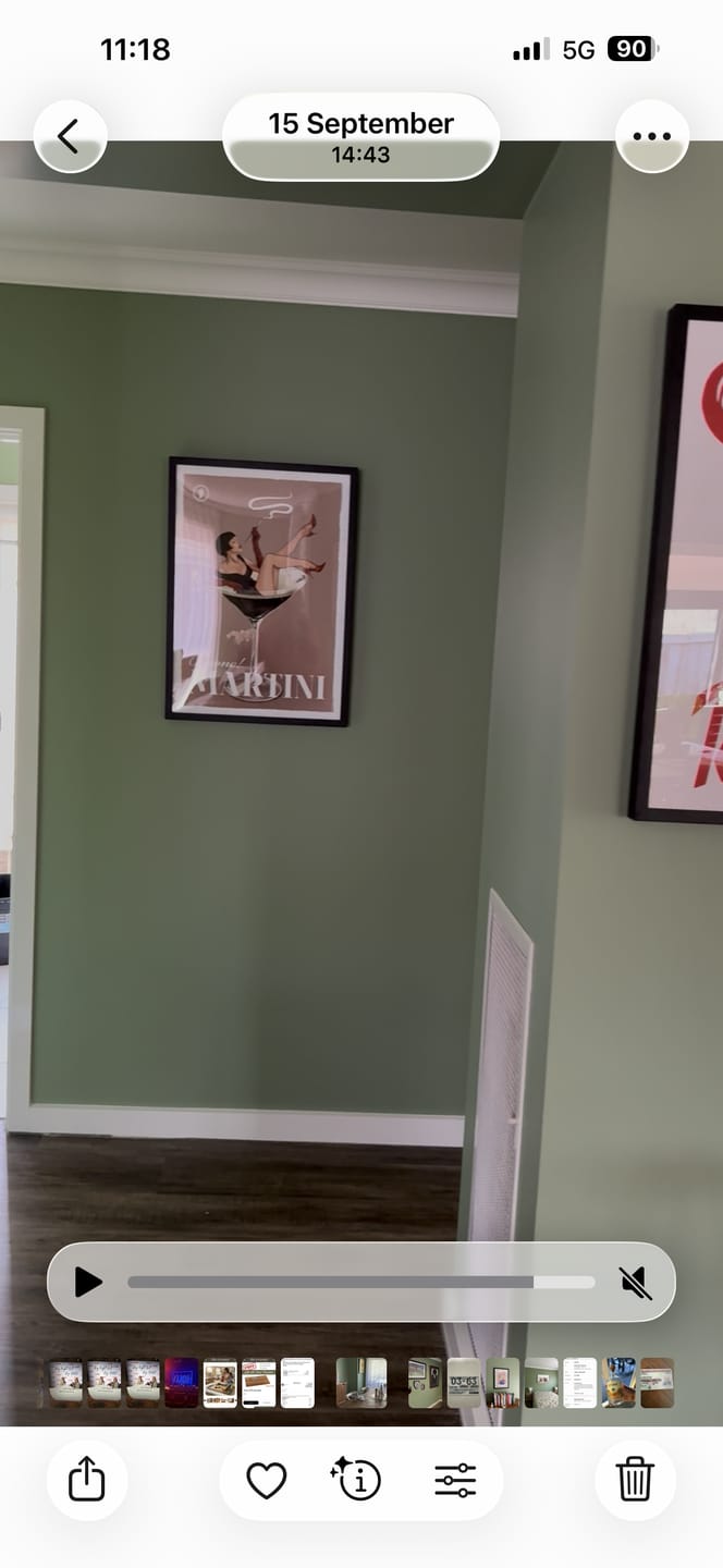 Customer photo review of Martini | Italian Retro Wall Art Print