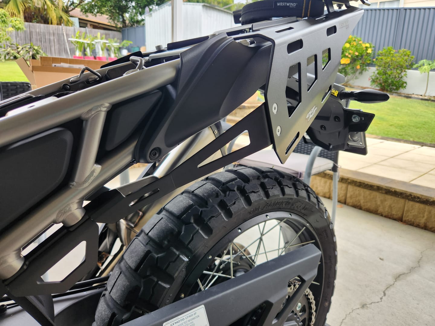 Customer photo review of CF450MT (Ibex 450) Luggage Rack