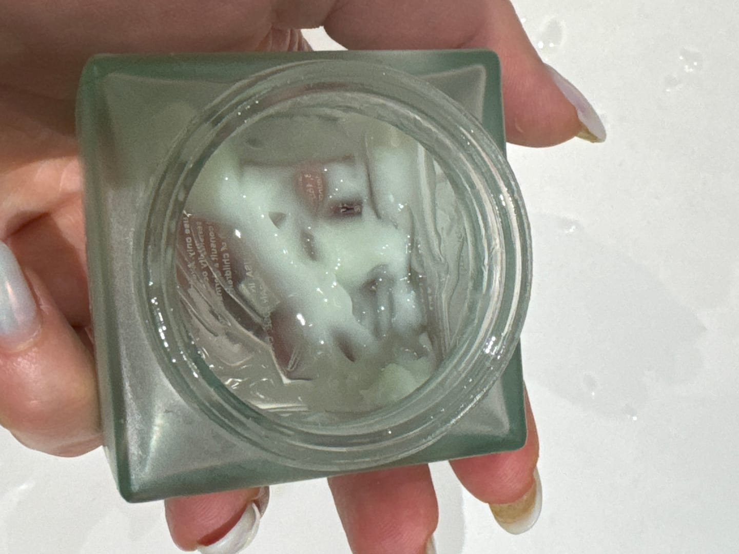 Customer photo review of Atjaunojošs aqua krēms jutīgai ādai Kaine Green Calm Aqua Cream