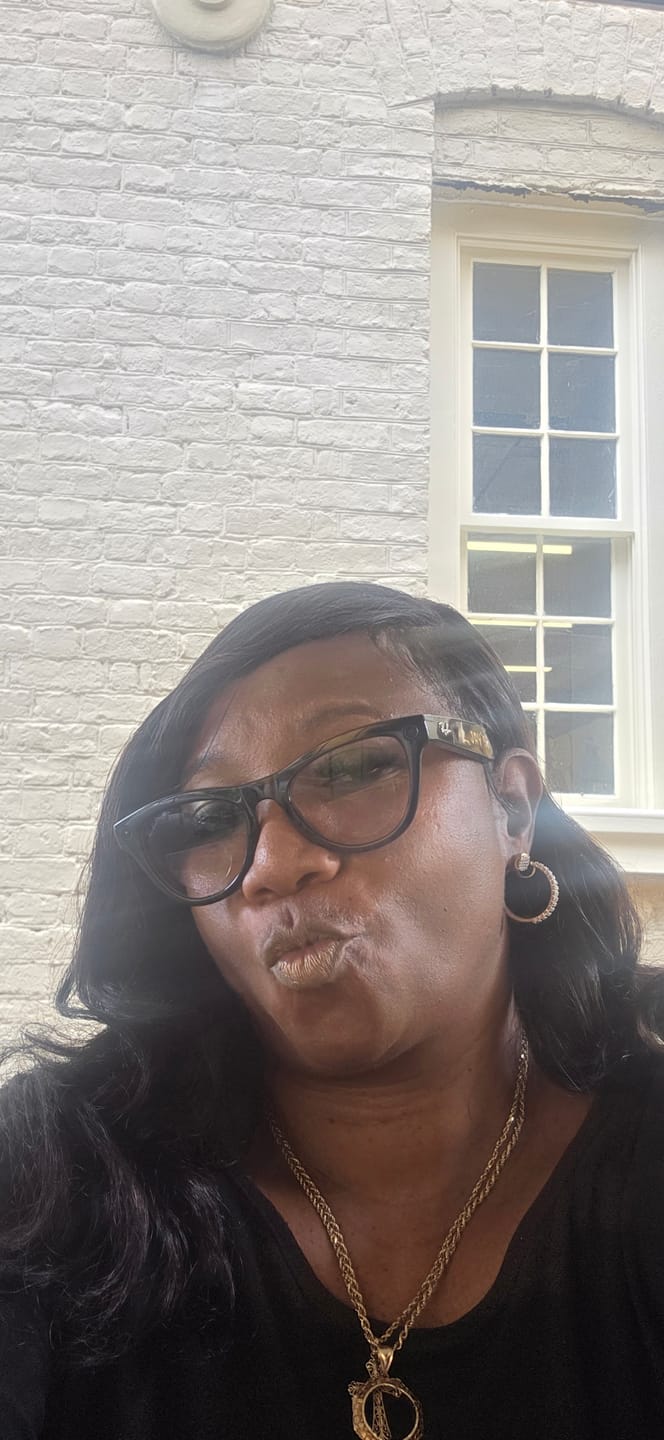 Customer photo review of Stick On Lenses (2-pack)