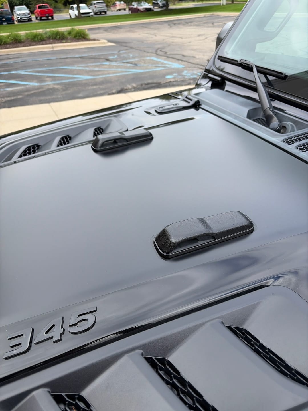 Customer photo review of Raptorized Hood Bumper Cover fits Jeep JL/JT