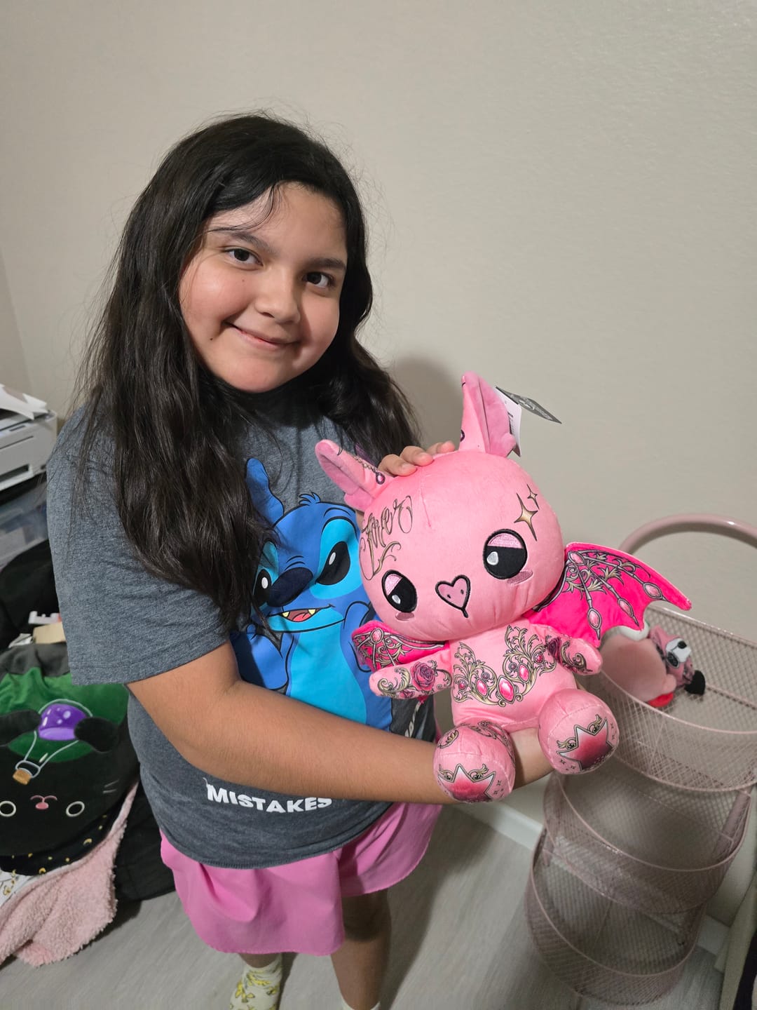 Customer photo review of Rosie the Bat Plushie