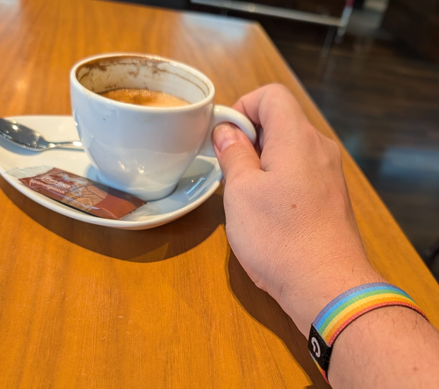 Customer photo review of rainbow