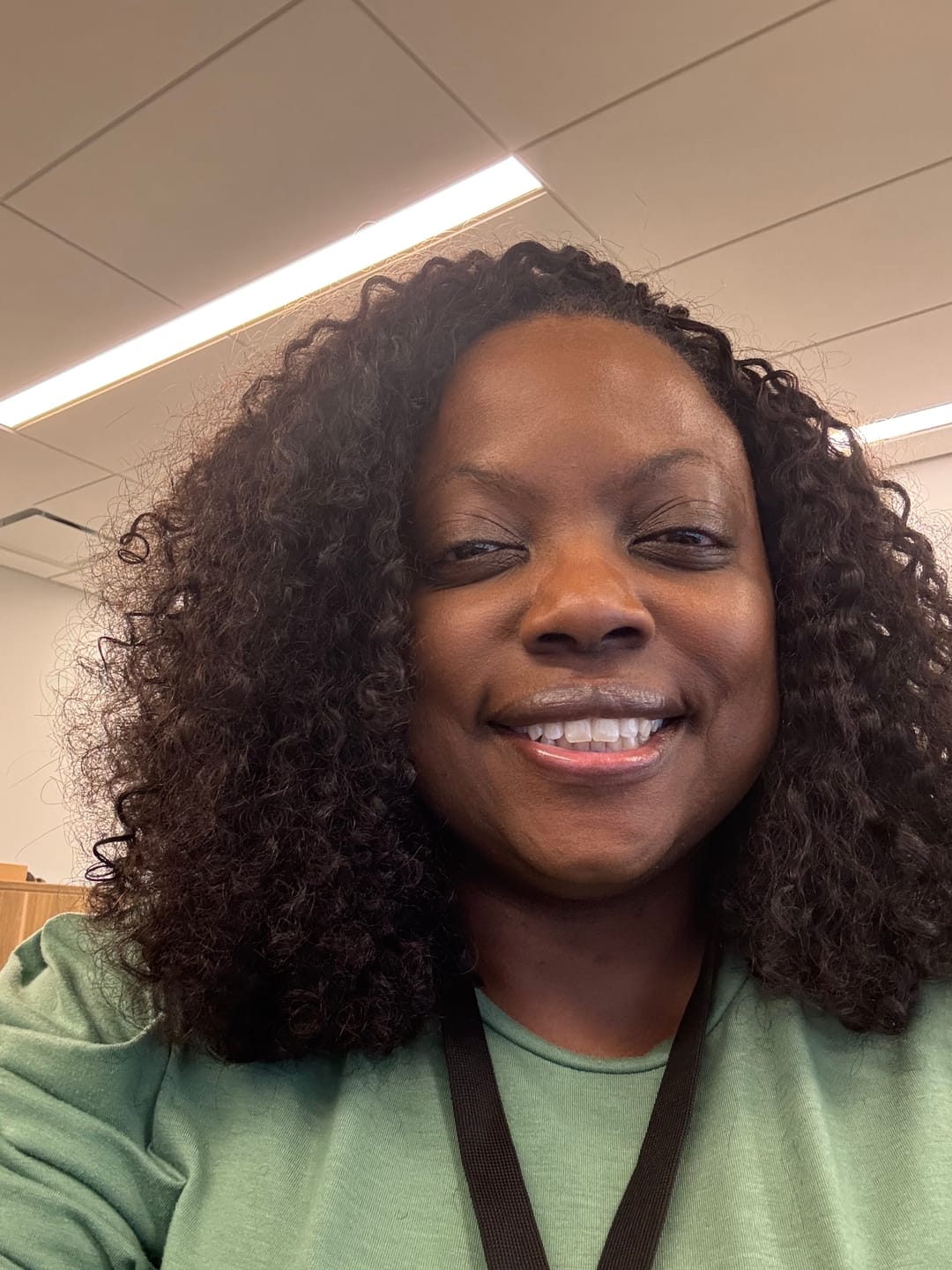 Customer photo review of Ywigs Burmese Water Curly Human Crochet Hair