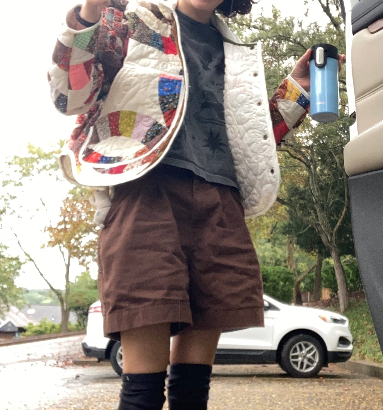 Customer photo review of Gunnee Shorts - Umber