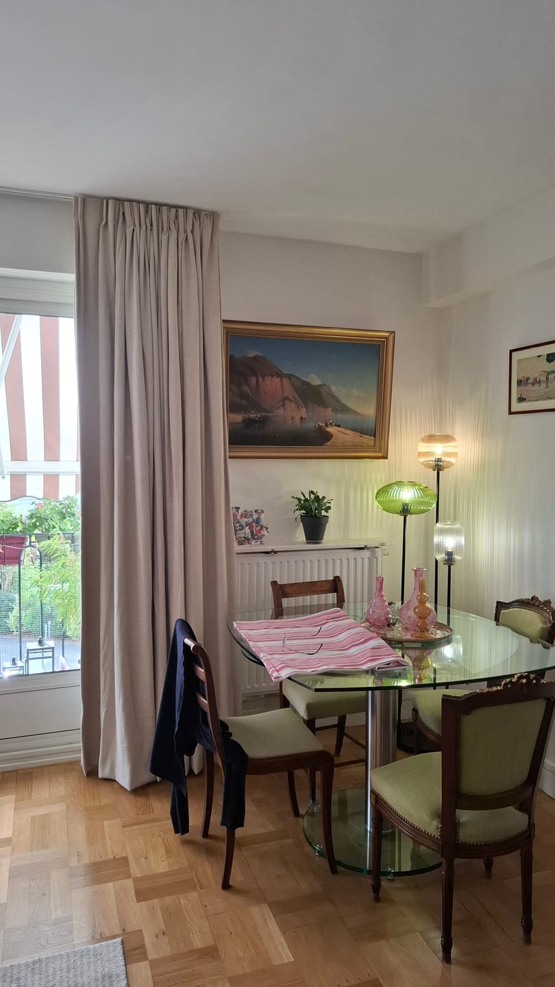 Customer photo review of Lampadaire en verre vintage CRISTALI | 3 luminaires à personnaliser