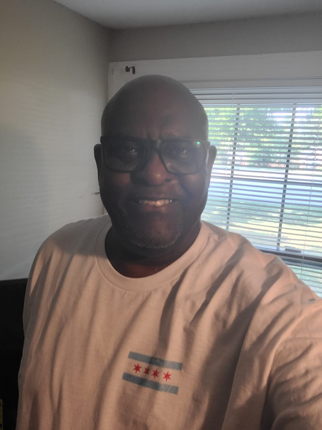 Customer photo review of Chicago Flag Logo Long Sleeve