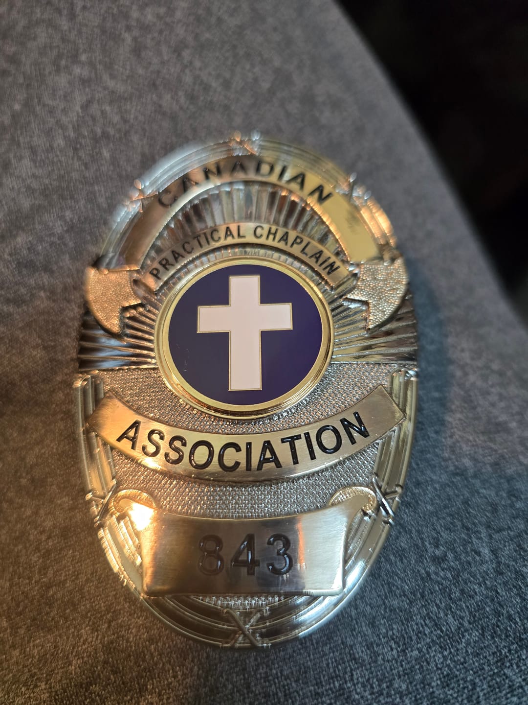 Customer photo review of Customizable Badge BA18