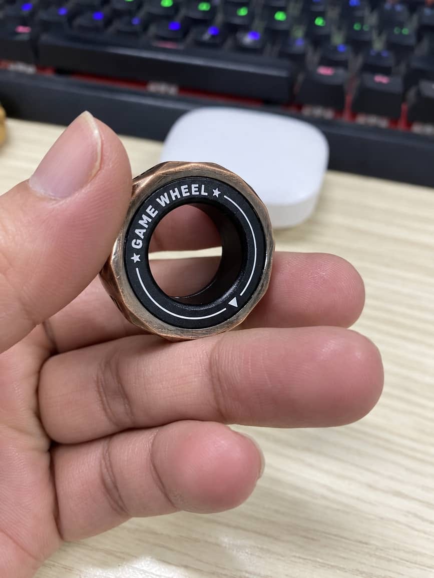 Customer photo review of D12 Magnetic Decision Ring