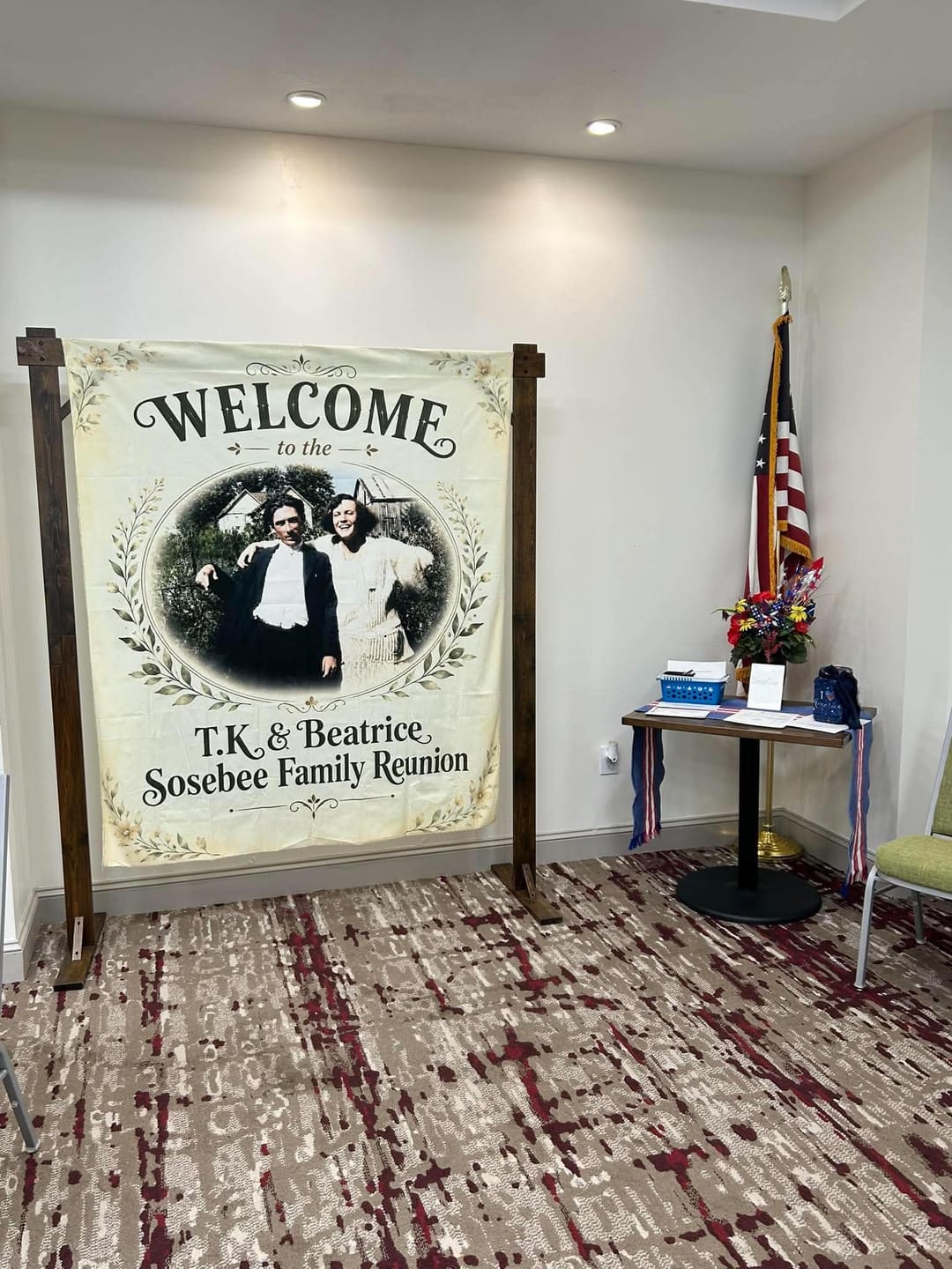 Customer photo review of Custom Fabric Backdrop for Birthday&Baby Shower&Wedding& Any Event Decorations