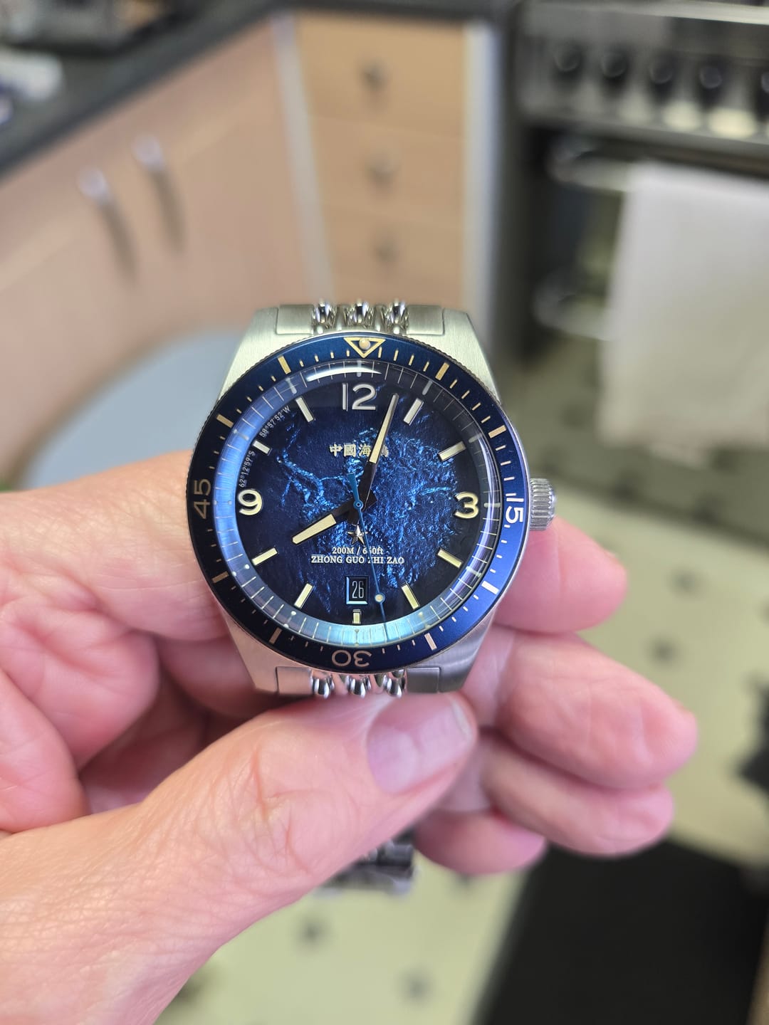 Customer photo review of 1984 Antarctic Expedition Relief Dial 200m Dive Watch Special Edition 40mm