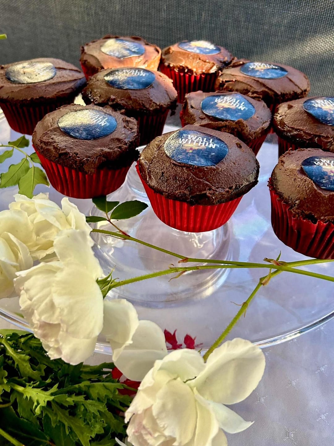 Customer photo review of 30 x 3.8 cm Small Cupcake Custom Edible Icing Images
