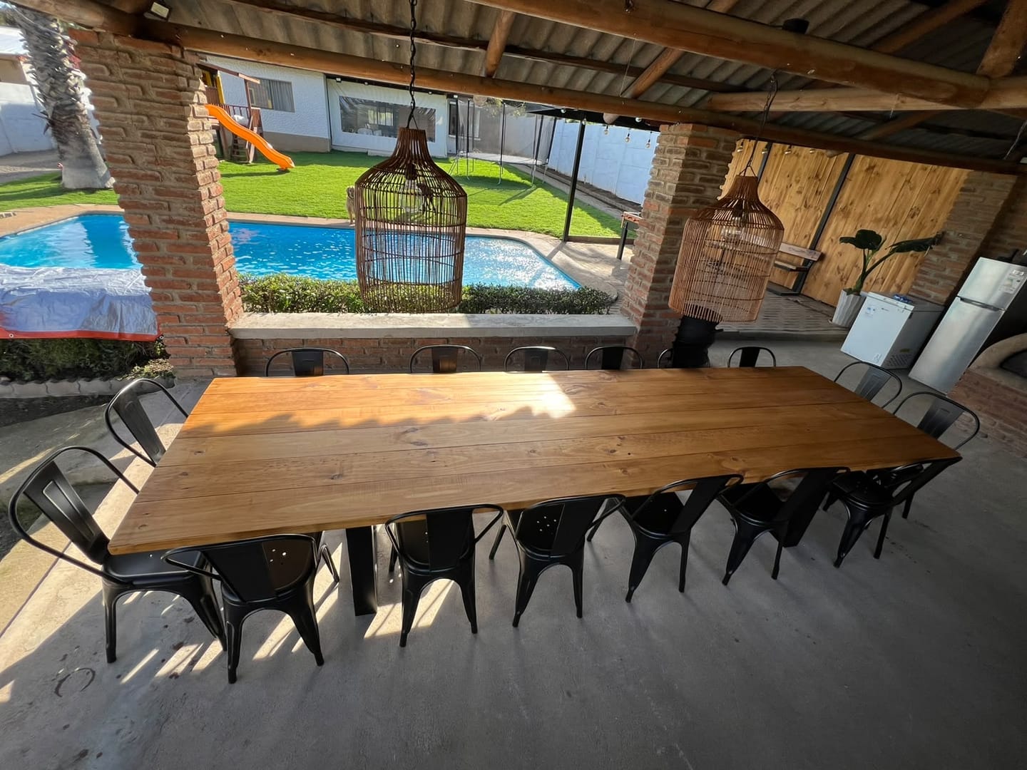 Customer photo review of Silla Tolix con Filtro UV Metal apta Terraza Exterior - Negra