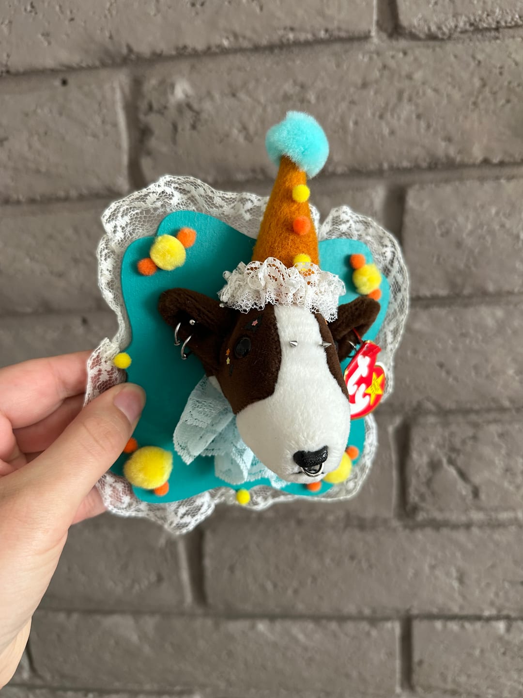 Customer photo review of Unfinished Wood Fancy Award Craft Plaque Silhouette - Craft- up to 46" DIY