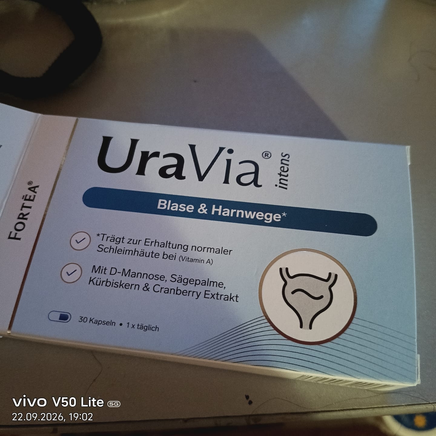 Customer photo review of UraVia® intens – Blase & Harnwege