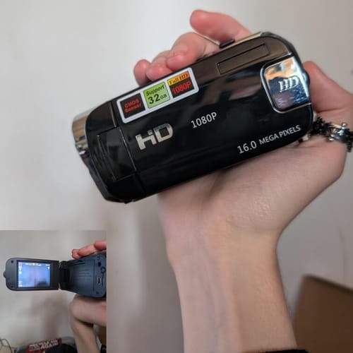 Customer photo review of RetroShot Retro Camcorder