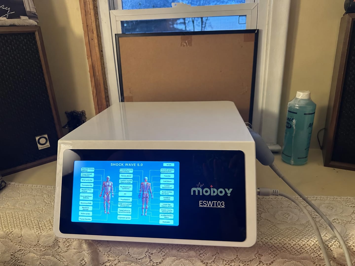 Customer photo review of LumyHealth Professional Shockwave Therapy Machine