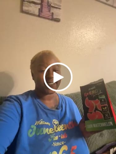 Customer video review of Sour Watermelon Energy Rush - Pre Workout
