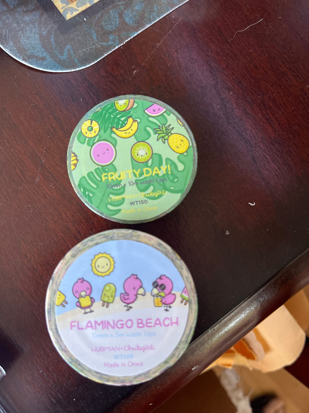 Customer photo review of Tropical Fun Washi Tape (Set of 2)
