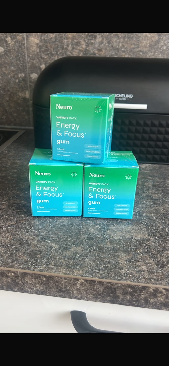 Customer photo review of Energy & Focus Gum