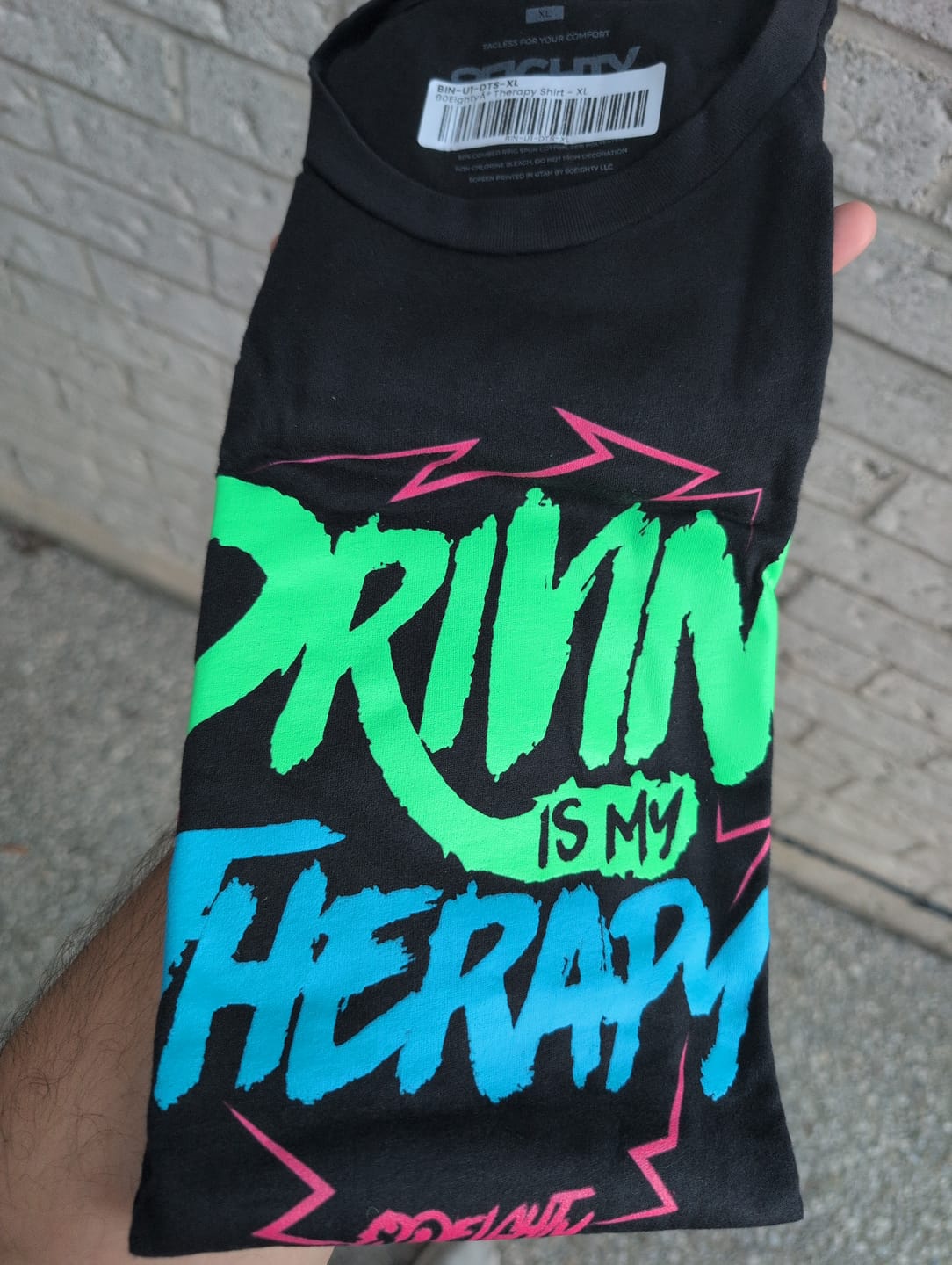 Customer photo review of 80Eighty® Therapy Shirt