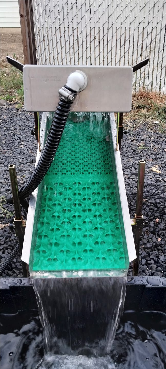 Customer photo review of 8X24 Combo Sluice Mat - Dream Mat | Big Foot Series | Gold Prospecting Equipment