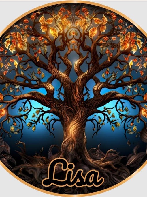 Customer photo review of Personalized Sobriety Coin - Tree of Life