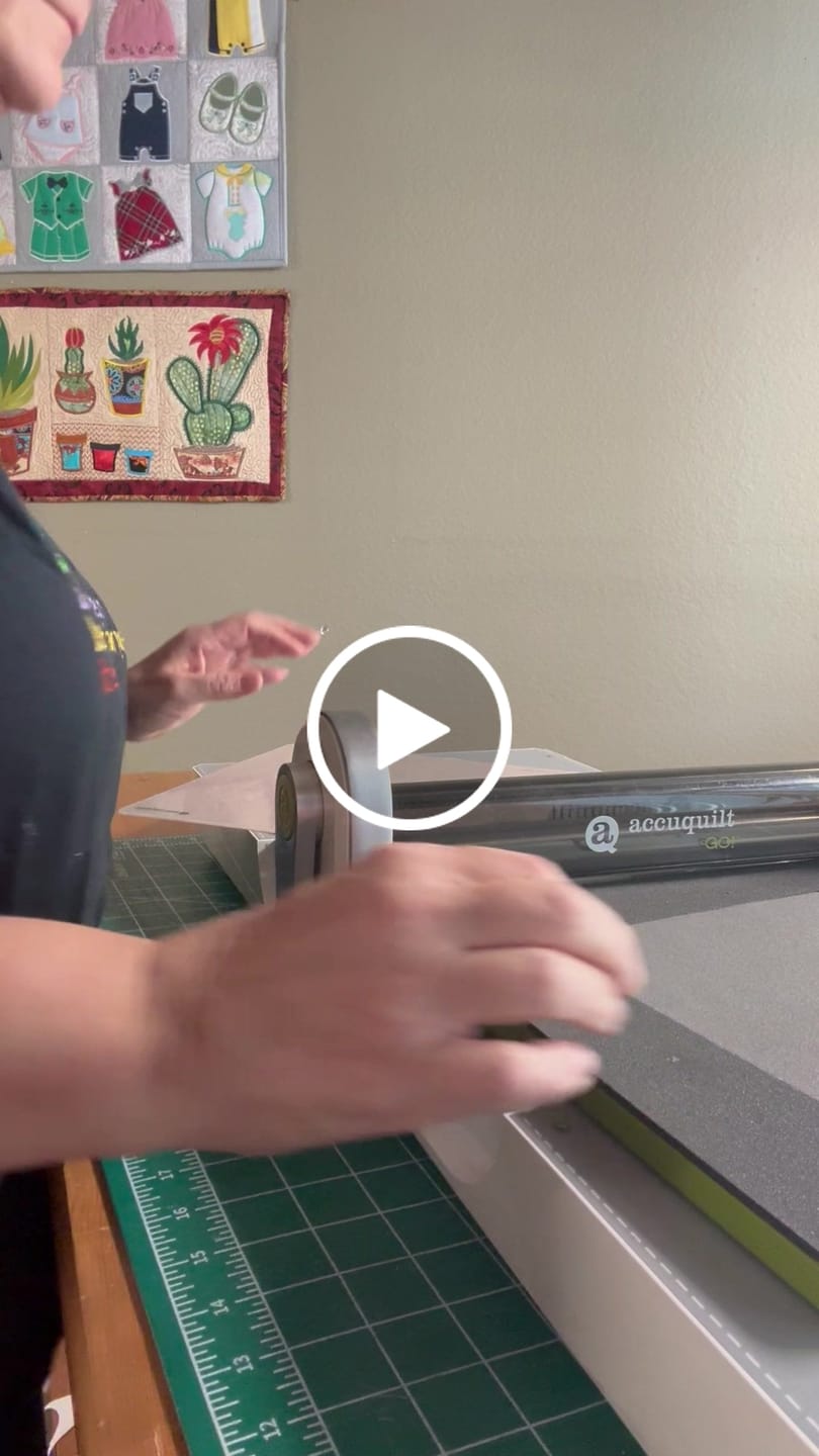 Customer video review of Accuquilt GO! Square Dies