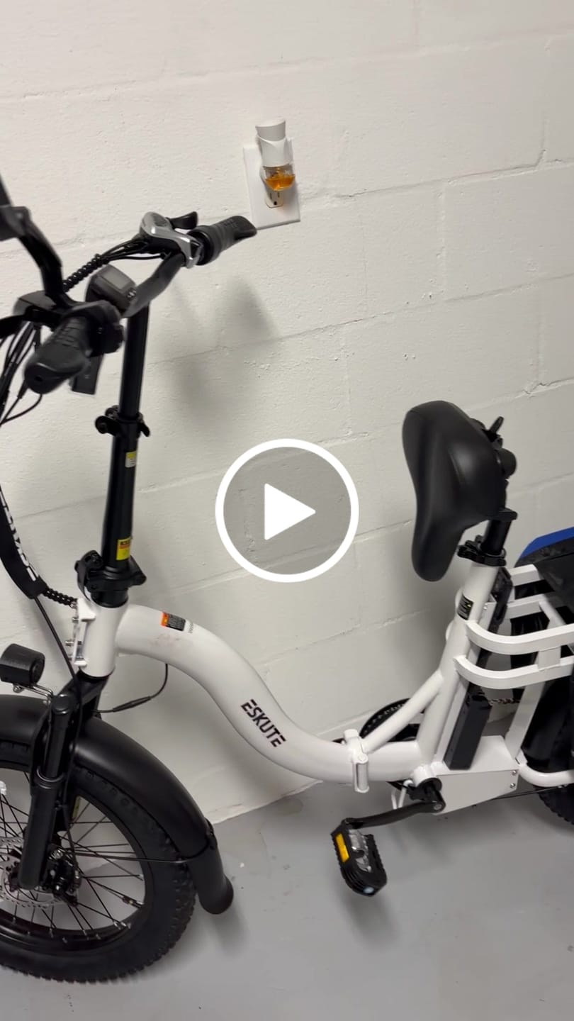 Customer video review of Eskute® D200 Folding Electric Bike for Adults