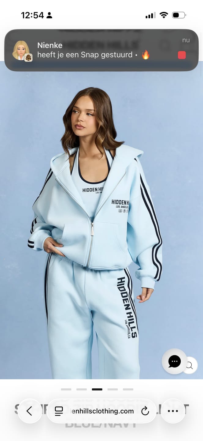 Kundenbewertung mit Foto zum STRIPED ZIP HOODIE LIGHT BLUE/NAVY