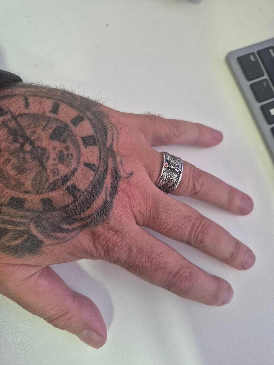 Customer photo review of Imperial Topaz Ring - ICARUS