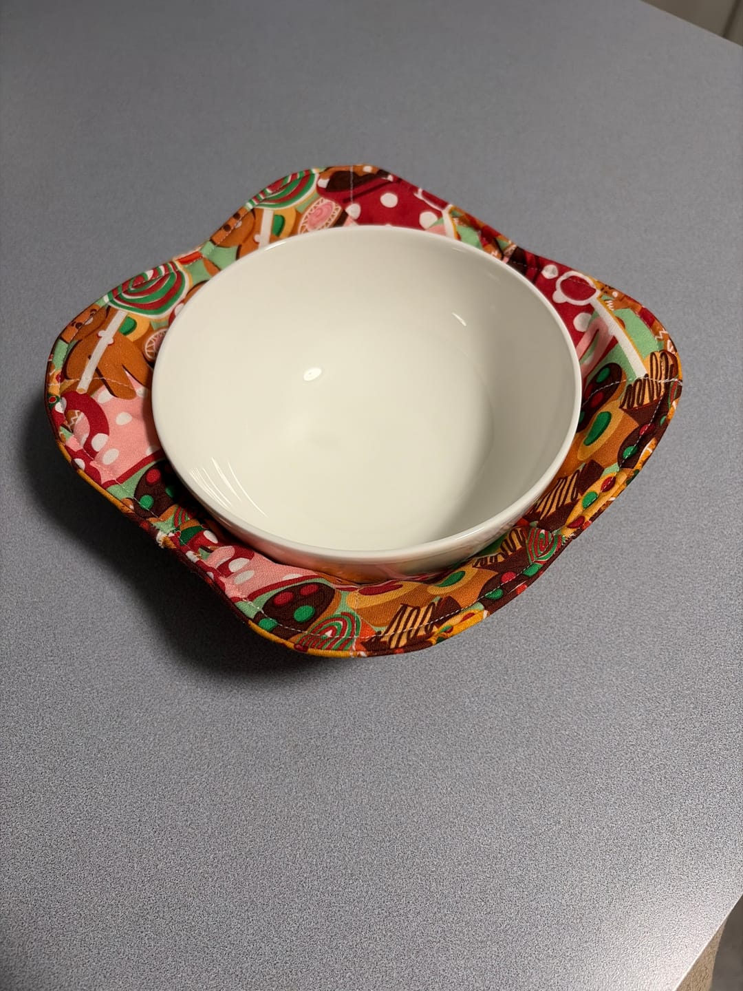 Customer photo review of Bowl Cozy Template Set, Creative Grids