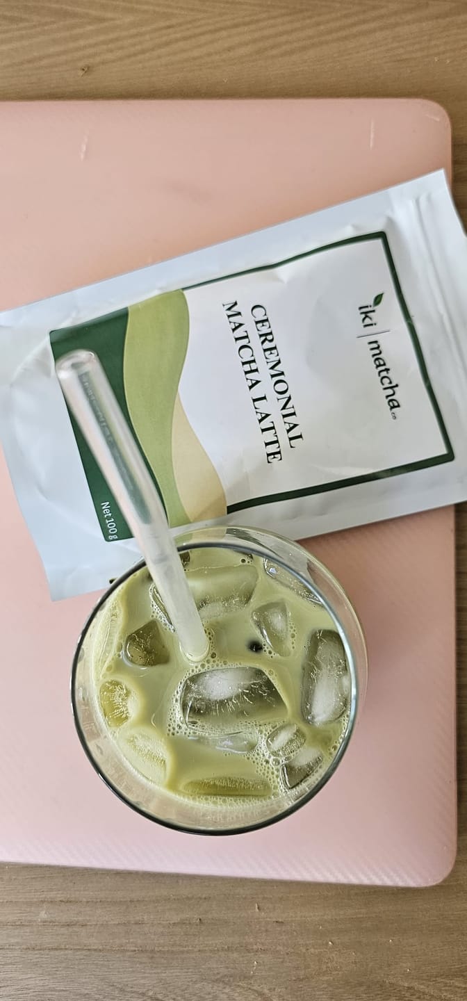 Customer photo review of Kagoshima Ceremonial Matcha Latte Blend