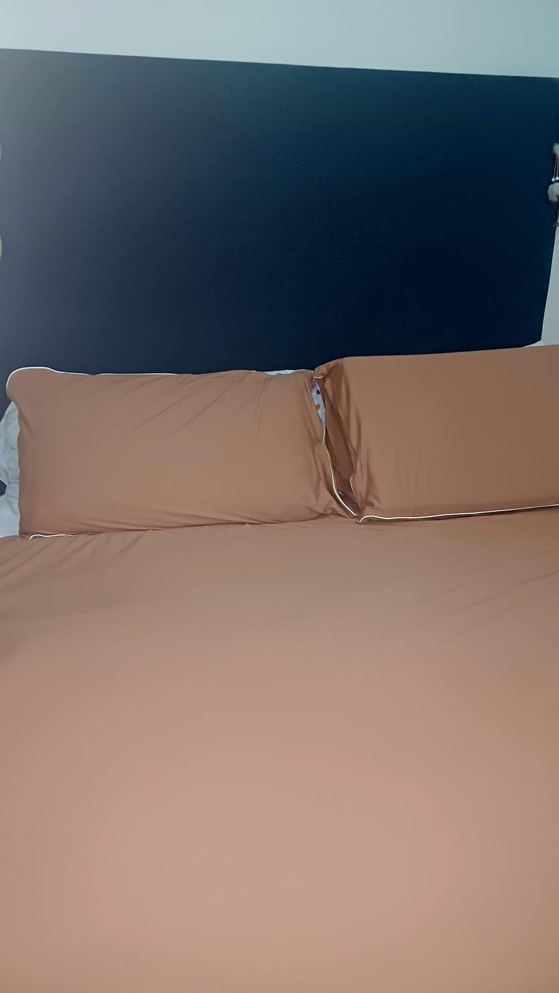 Customer photo review of The Luxury Piped Duvet Cover Set