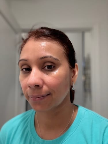 Customer photo review of Korean Collagen Night Wrapping Mask
