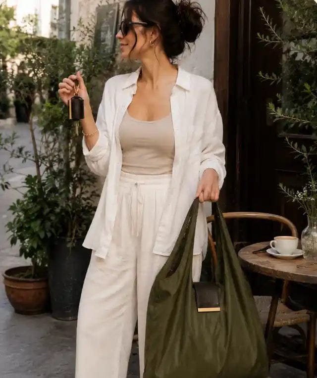 Customer photo review of Tote Bag 3-in-1: Charm, Chiavi, Borsa