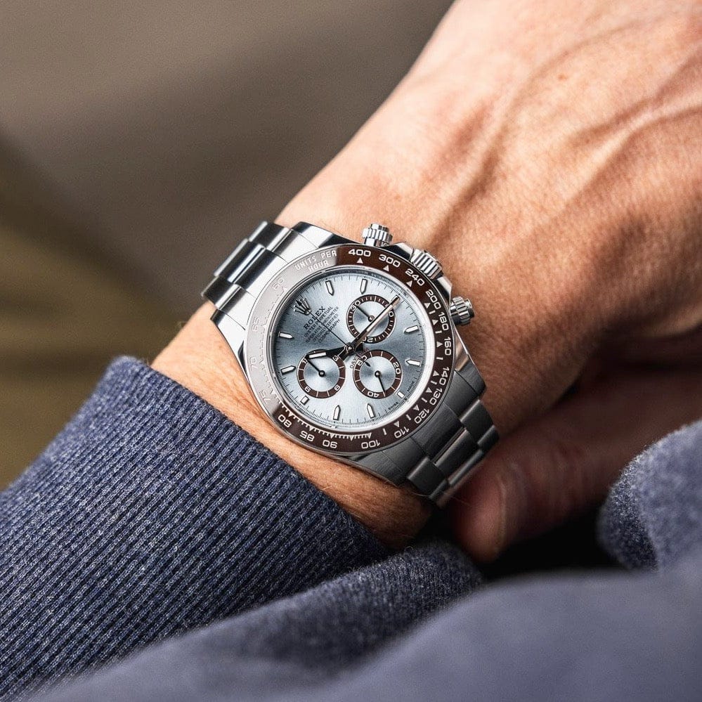 Customer photo review of Daytona Platinum Ice Blue Dial 126506 (2024) 40mm