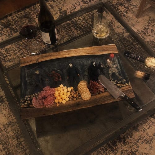 Customer photo review of Horror Serving Board