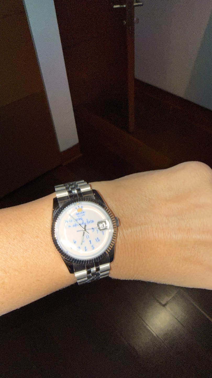 Customer photo review of EONDATE CLASSIC WATCH