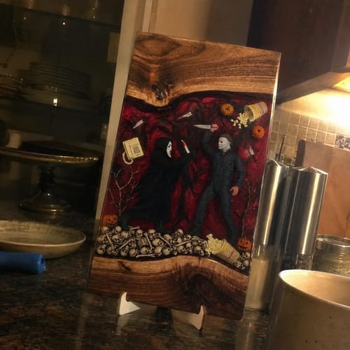Customer photo review of Horror Serving Board